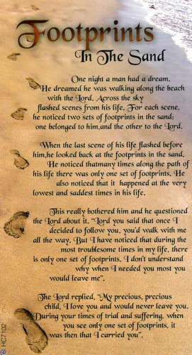 Card - Footprints