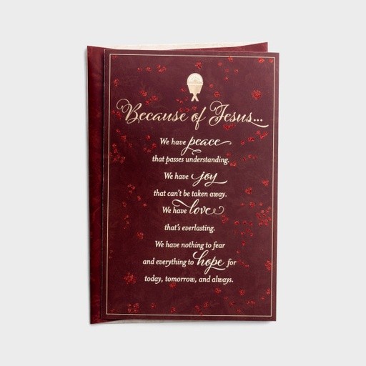 Christmas Cards - Because of Jesus