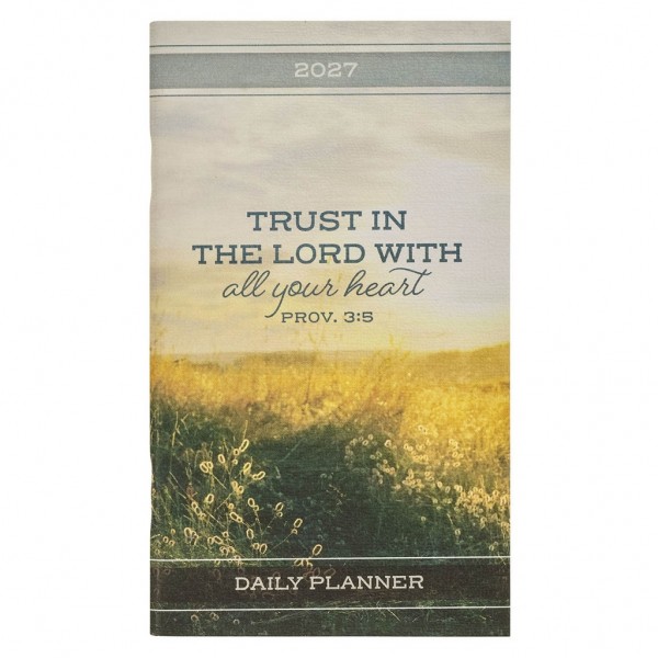 2027 small 24 moth daily planer Trust in the Lord