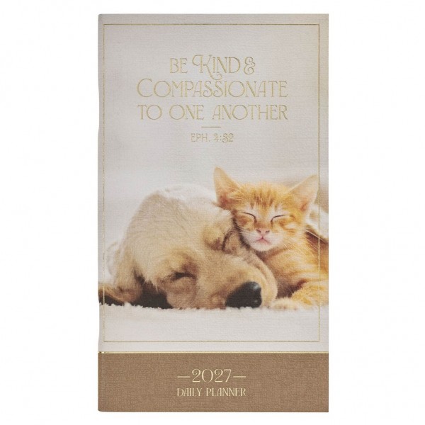 2027 small 24 month daily planner Be Kind & Compassionate