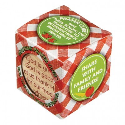childrens mealtime prayer cube