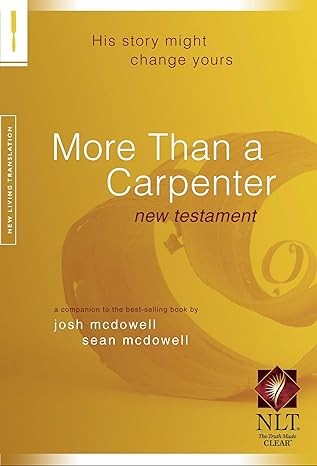 NLT More Than a Carpenter NT