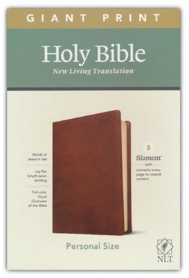 NLT Giant Print Personal Size Filament Bible